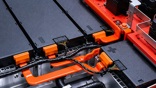 Copper Busbar with PVC Dip Coating for EV Battery Packs